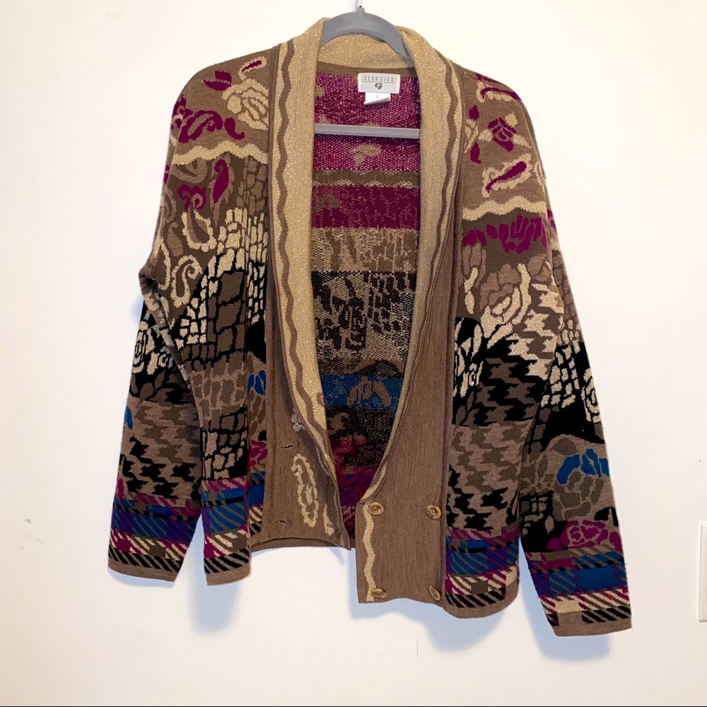 Georgiou printed sweater